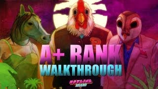 Hotline Miami  A Walkthrough  Third Chapter Decadence 53504 [upl. by Aihsetan149]