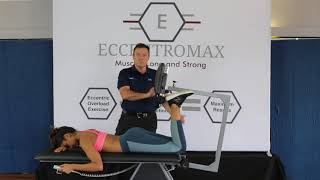 Eccentromax Nordic Hamstring Exercise NHE [upl. by Llecrad]