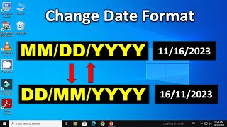 How to Change Date Format In Windows 111087 [upl. by Nilyarg]