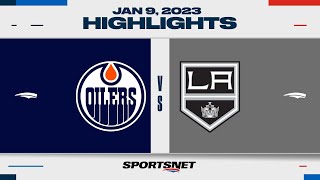 NHL Highlights  Oilers vs Kings  January 9 2023 [upl. by Errehs747]