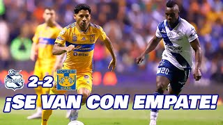 PUEBLA Y TIGRES CON EMPATE LIGA MX CUARTOS DE FINAL APERTURA 2023  EN ZONA FUT [upl. by Nashbar]