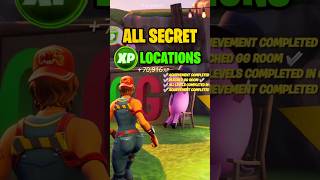 ALL SECRET XP locations in Fortnite 707 Level Deathrun fortnitedeathrun xpfortnite fortnitemaps [upl. by Drofnelg]