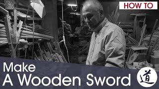 How To Make a Bokken  with Master Nidome Yoshiaki Japanese Artisan [upl. by Inami424]