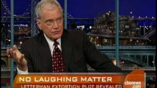 David Letterman Extortion Details [upl. by Chabot]