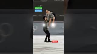 Fantastic iceskating dance move iceskating danc music shortsvideo [upl. by Chere537]