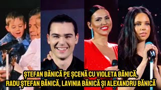 Ștefan Bănică pe scenă cu Violeta Bănică Radu Ștefan Bănică Lavinia Bănică și Alexandru Bănică [upl. by Notsnorb914]