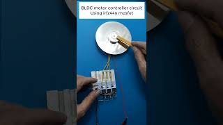 BLDC motor controller circuit Using irfz44n mosfet [upl. by Kiernan614]