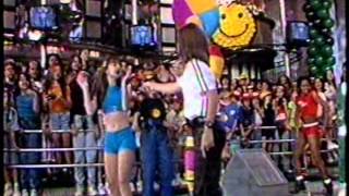 Sandy amp Junior  Dig Dig Joy no Programa Xuxa Hits 1996 [upl. by Maurene]