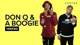 Don Q amp A Boogie Wit Da Hoodie quotYeah Yeahquot Official Lyrics amp Meaning  Verified [upl. by Ayanet588]