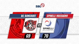 BC Boncourt vs Spinelli Massagno  Game Highlights [upl. by Jobyna]