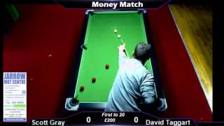 Wardles Pool Scott Gray v David Taggart [upl. by Eedya526]