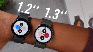 Samsung Galaxy Watch 7 40mm vs FE  Size Comparison on Wrist 13 vs 12 [upl. by Ettelliw]