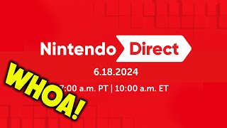 Nintendo Direct Announced for Tomorrow [upl. by Janith]