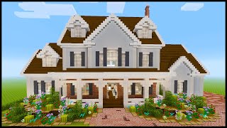 Minecraft How to Build a Large Suburban House 2  PART 6 Interior 24 [upl. by Anaujd]