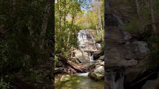 Cove Creek Falls Brevard NC [upl. by Ynattirb]