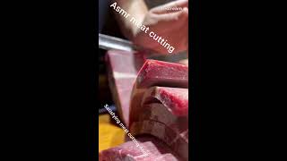 Sharp Sounds amp satisfying slices ASMR Meat Cutting for pure Relaxation 🍖 [upl. by Crabb]