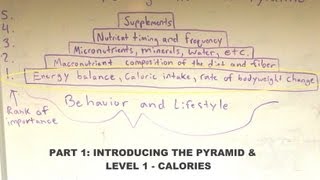 Part 1 Introducing the Pyramid and Level 1  Calories [upl. by Sirret]