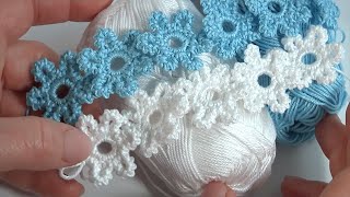 Magic Crochet Flower LaceHow to Crochet Beautiful RibbonDIY Perfect Gift For Crocheters [upl. by Siger943]