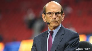 ESPNs Paul Finebaum Gives Big Take on UGABama Madness [upl. by Nuhsyar]