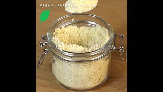 Vegan Parmesan Cheese Recipe in 1 Minute [upl. by Kcirtapnhoj395]