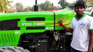 INDO FARM 3055DI 60hp 4wd review [upl. by Gerius]