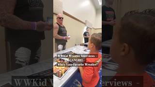 WWKid Wrestler Interviews  GANGREL  Whos Your Favorite Wrestler wwe aew gangrel thebrood [upl. by Annaer]