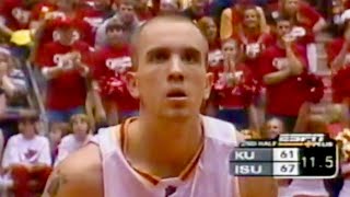 2004  Iowa State upsets 12 Kansas  NCAA Basketball  Hilton Magic [upl. by Appel]