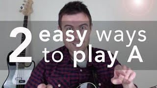 Easy Ways to Play the A Chord on Guitar [upl. by Prevot540]