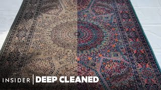 Persian Rug Gets First Clean In 20 Years  Deep Cleaned  Insider [upl. by Duster433]