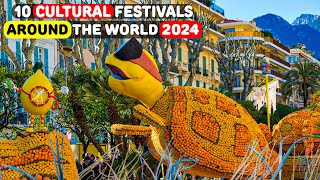 Top 10 Must Visit Cultural Festivals Around The World In 2024  Travel Video [upl. by Tebor659]