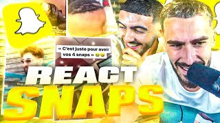 PFUT REACT AUX MEILLEURS SNAP FRANCAIS 😂🤣 [upl. by Beach525]