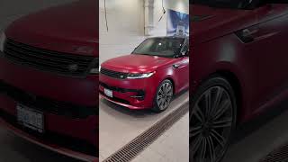 Firenze Red Range Rover Sport with Satin Wrap [upl. by Zwiebel110]