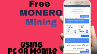 Free Mobile Mining coinimp monero in Hindi devtube maynaguri [upl. by Baron]