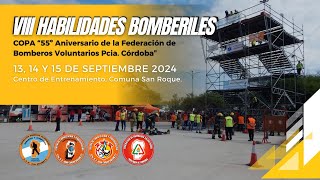 VIII Habilidades Bomberiles  DÍA SÁBADO  Copa 55 ° Aniversario [upl. by Lachance]