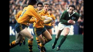 Wallabies v Ireland 1984 highlights [upl. by Gwenn]