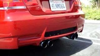 BMW E92 M3 Megan Racing Exhaust System 20100826 [upl. by Enelime]