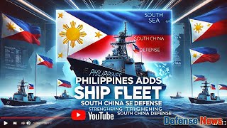 Philippines Adds Ship Fleet to Strengthen South China Sea Defense [upl. by Annirtak207]