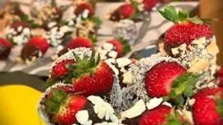 Frutillas cubiertas con chocolate [upl. by Thomasine]