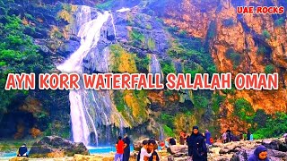 AYN KORR WATERFALL SALALAH OMAN 🇴🇲KHAREEF SEASON 2024 [upl. by Ellon]