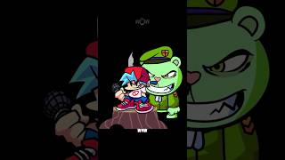 FNF Flippy Game Over Screen Animation  Happy Tree Friends FNF Mod shorts [upl. by Axela]