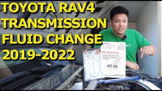 How to Change Transmission Fluid on Toyota Rav4 2019 2020 2021 2022 [upl. by Anole]