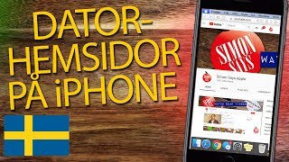 Visa Datorversionen av hemsidor på iPhone iPad och iPod Touch Safari amp Chrome [upl. by Nert]