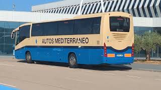 Here is the Bus in Castellon Airport Monday 5 August 2024 [upl. by Tremann]