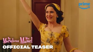 The Marvelous Mrs Maisel Season 2  Official Teaser  Prime Video [upl. by Bopp]