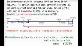 Rente berekenen met tijdlijn [upl. by Pratt]