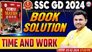 SSC GD 2024 SSC GD Maths Chapter Wise Book Solution Time amp Work Maths SSC GD Math by Rahul Sir [upl. by Arimak]