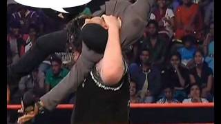 HARBHAJAN SINGH BEATEN BY WRESTLERSmp4 [upl. by Anner]