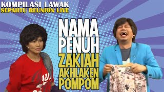 Nama penuh Zakiah Akhlaken POMPOM 😂😂😂 [upl. by Blancha]