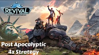 Post Apocalyptic 4x Strategy Inspired By Civilization  01  Revival Recolonization  Gameplay [upl. by Aneras]