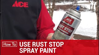 How To Use Rust Stop Spray  Ace Hardware [upl. by Jarrow]